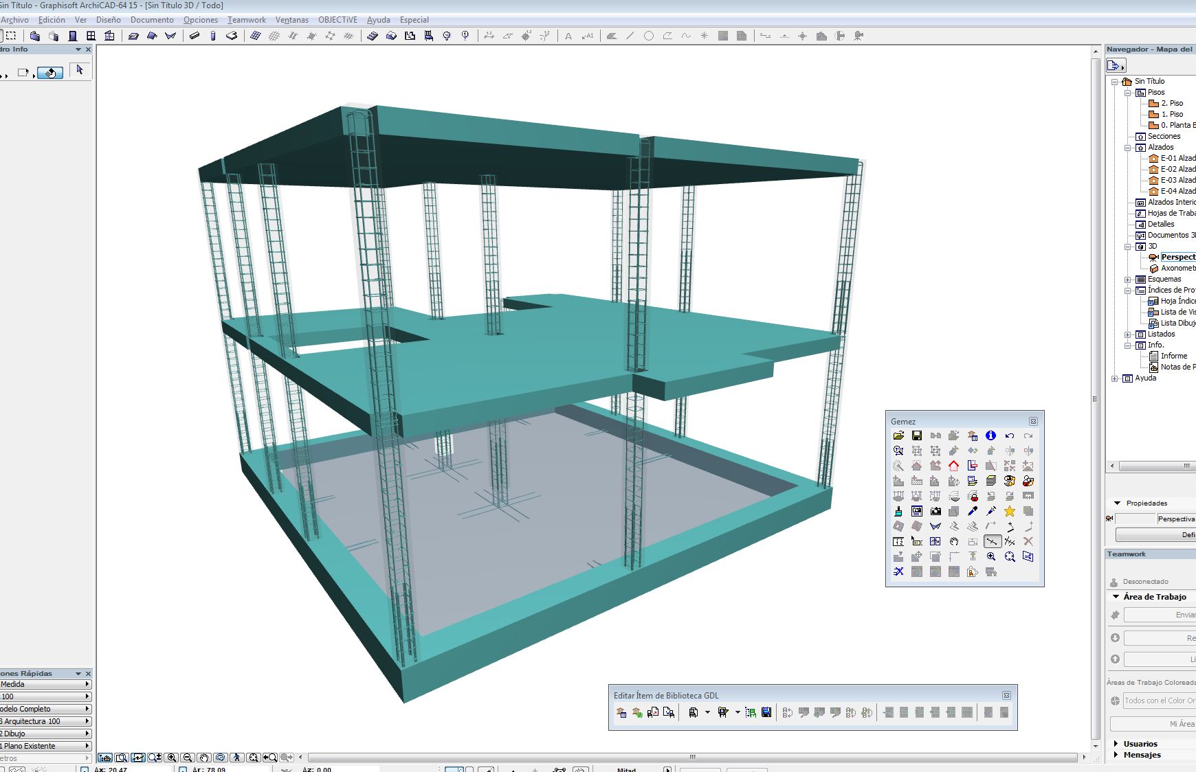 Detailing 3D Archicad Tricalc