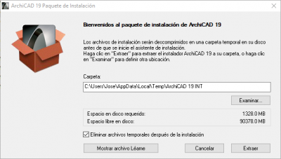 Instalacion Archicad